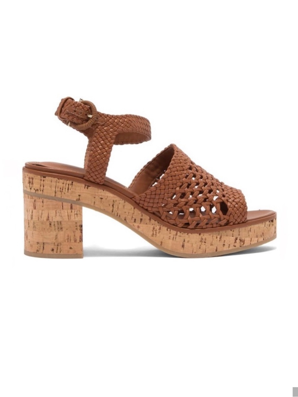 Salvatore Ferragamo Platform Sandals Classic Summer Heels Sz. 7.5 C fits 8 M - Picture 5 of 11